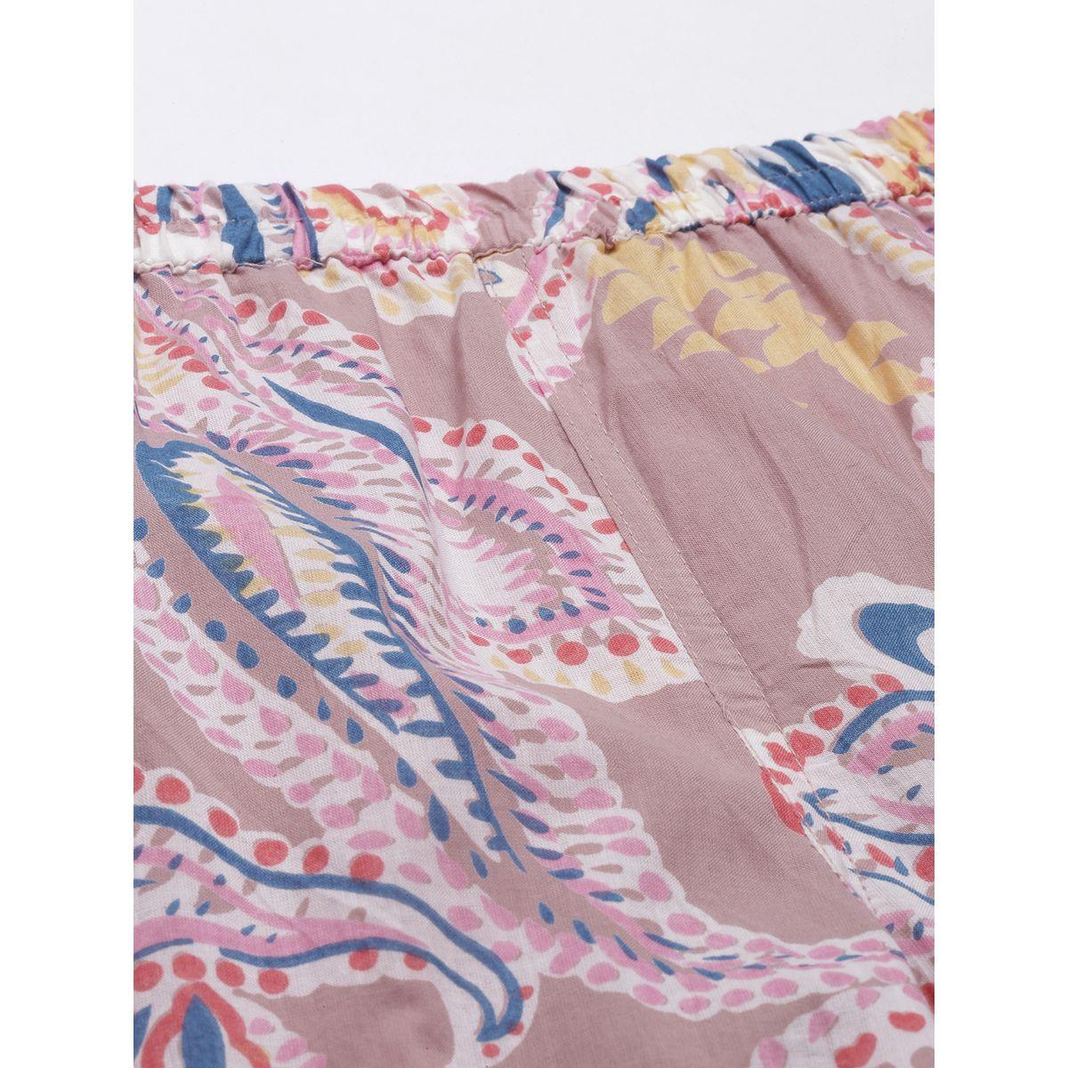 مجموعة من 3 - بنطال بيجاما وكامي مع روب سانسكريتي هومز × ستايلي-women-clothing-nightwear-pyjamas-longsets-image-7