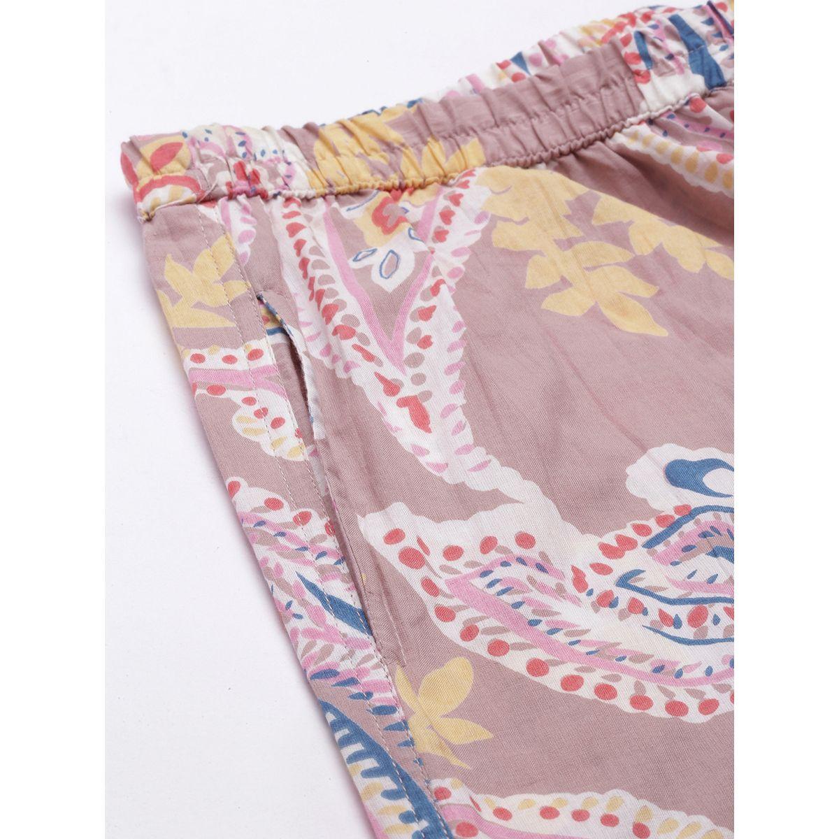 مجموعة من 3 - بنطال بيجاما وكامي مع روب سانسكريتي هومز × ستايلي-women-clothing-nightwear-pyjamas-longsets-image-8