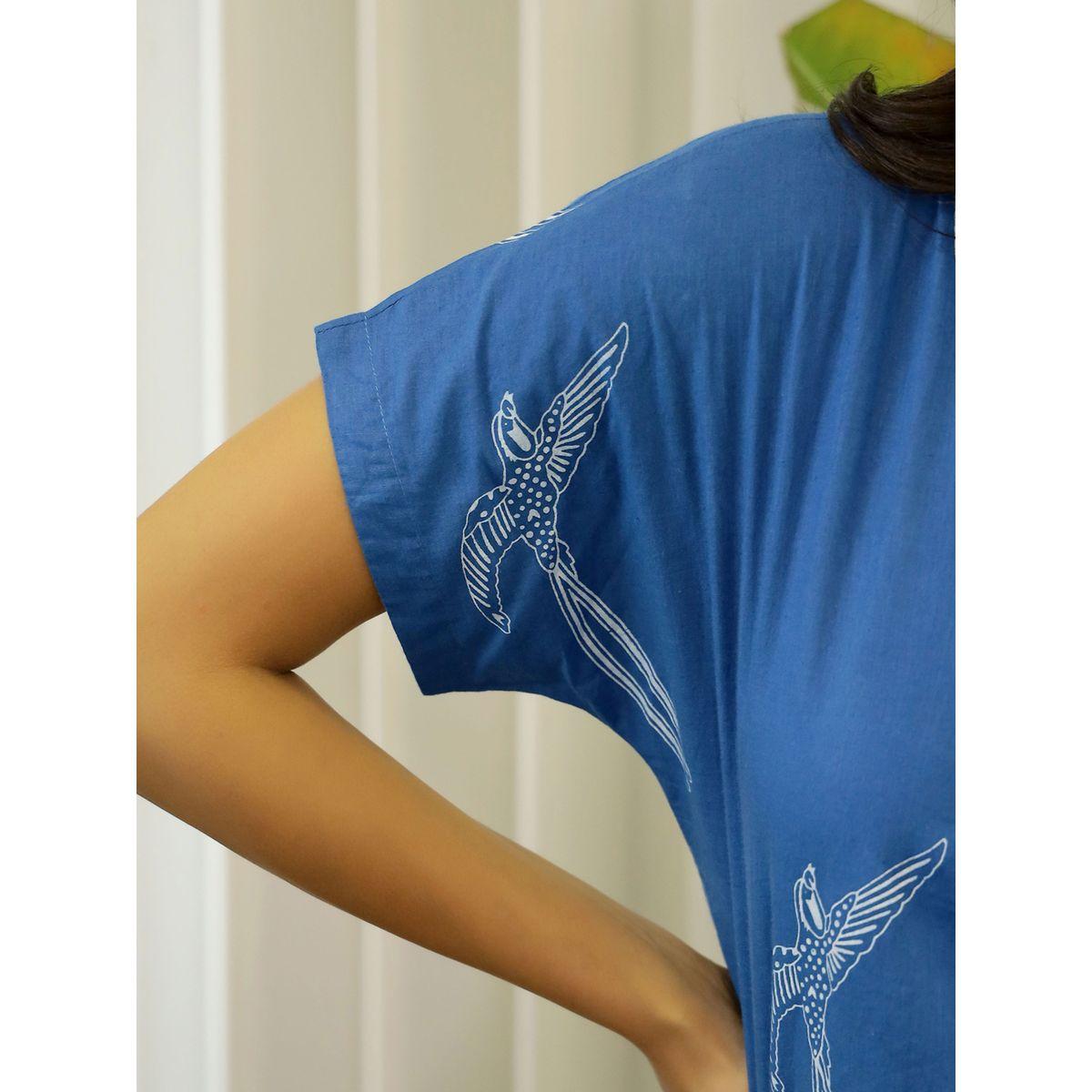 Sanskrutihomes X Styli  Cotton Graphic Print Notch Neck Top & Pyjama Set-women-clothing-nightwear-pyjamas-longsets-image-5