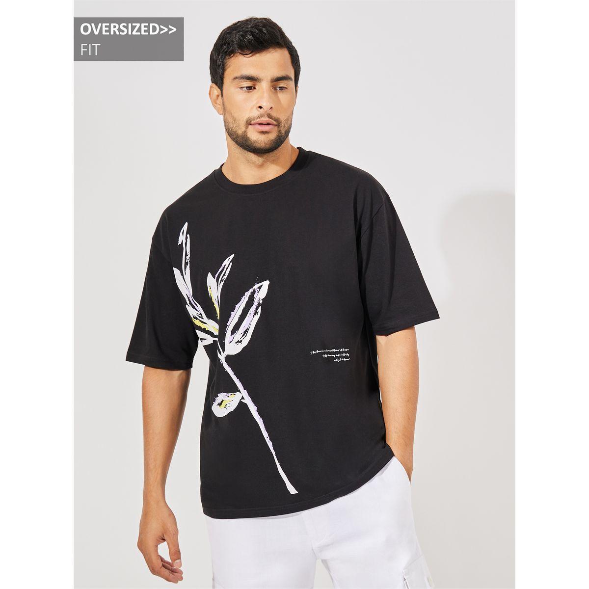 تيشيرت فضفاض مطبع بطبعة جرافيك-men-clothing-tshirtsandpolos-tshirts-image-2