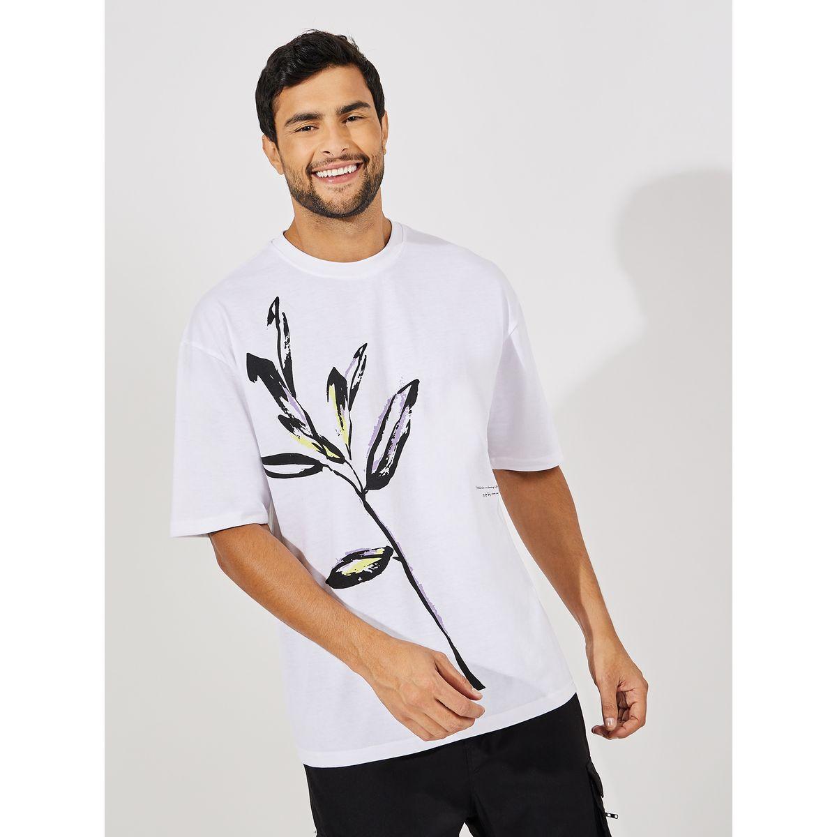 Styli Graphic Print Oversized Cotton Rich T-Shirt-men-clothing-tshirtsandpolos-tshirts-image-1