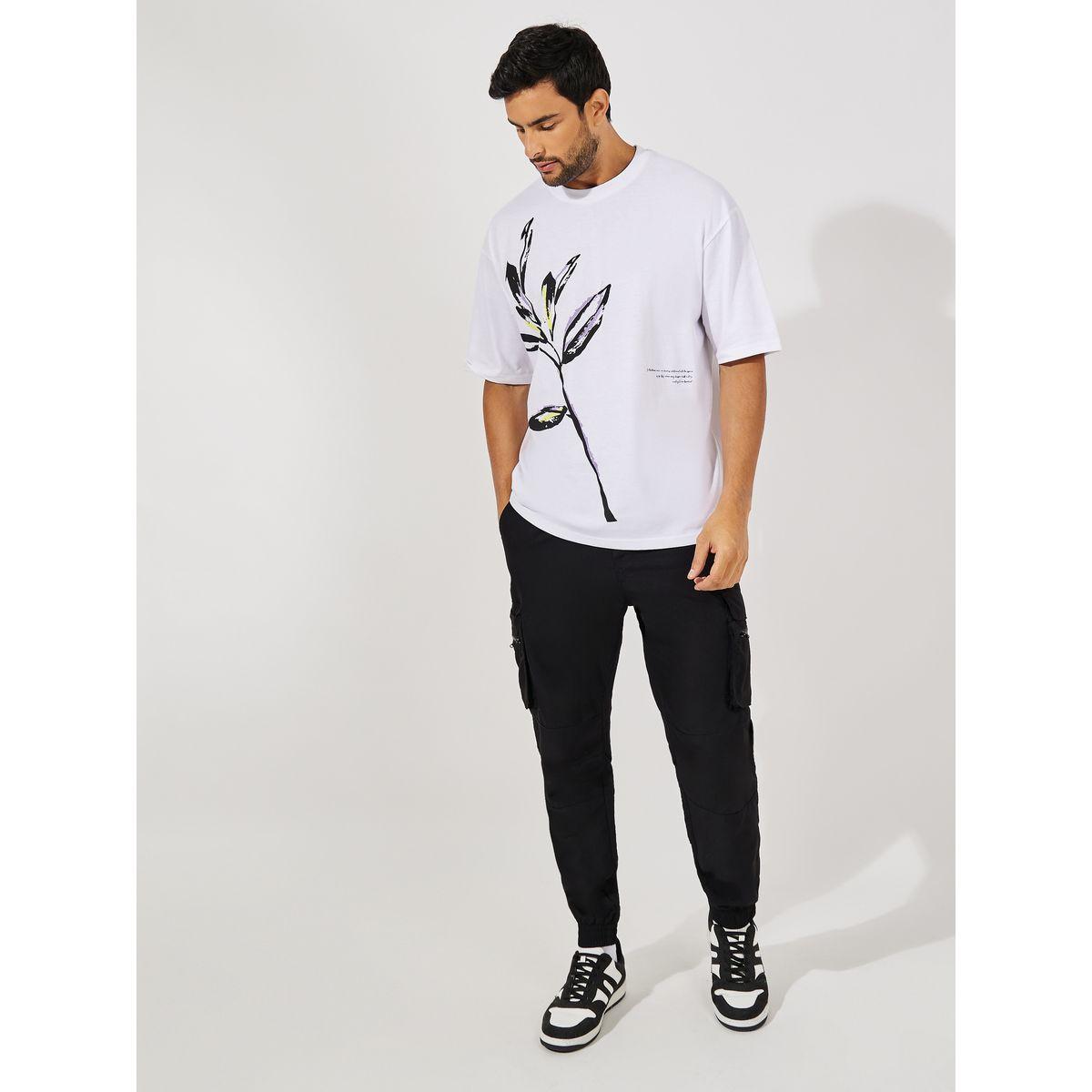 تيشيرت فضفاض مطبع بطبعة جرافيك-men-clothing-tshirtsandpolos-tshirts-image-2