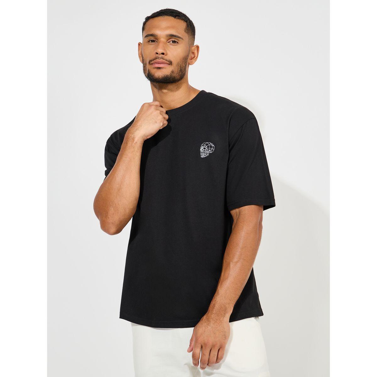 Styli Front and Back Print Oversized Cotton Rich T-Shirt-men-clothing-tshirtsandpolos-tshirts-image-2