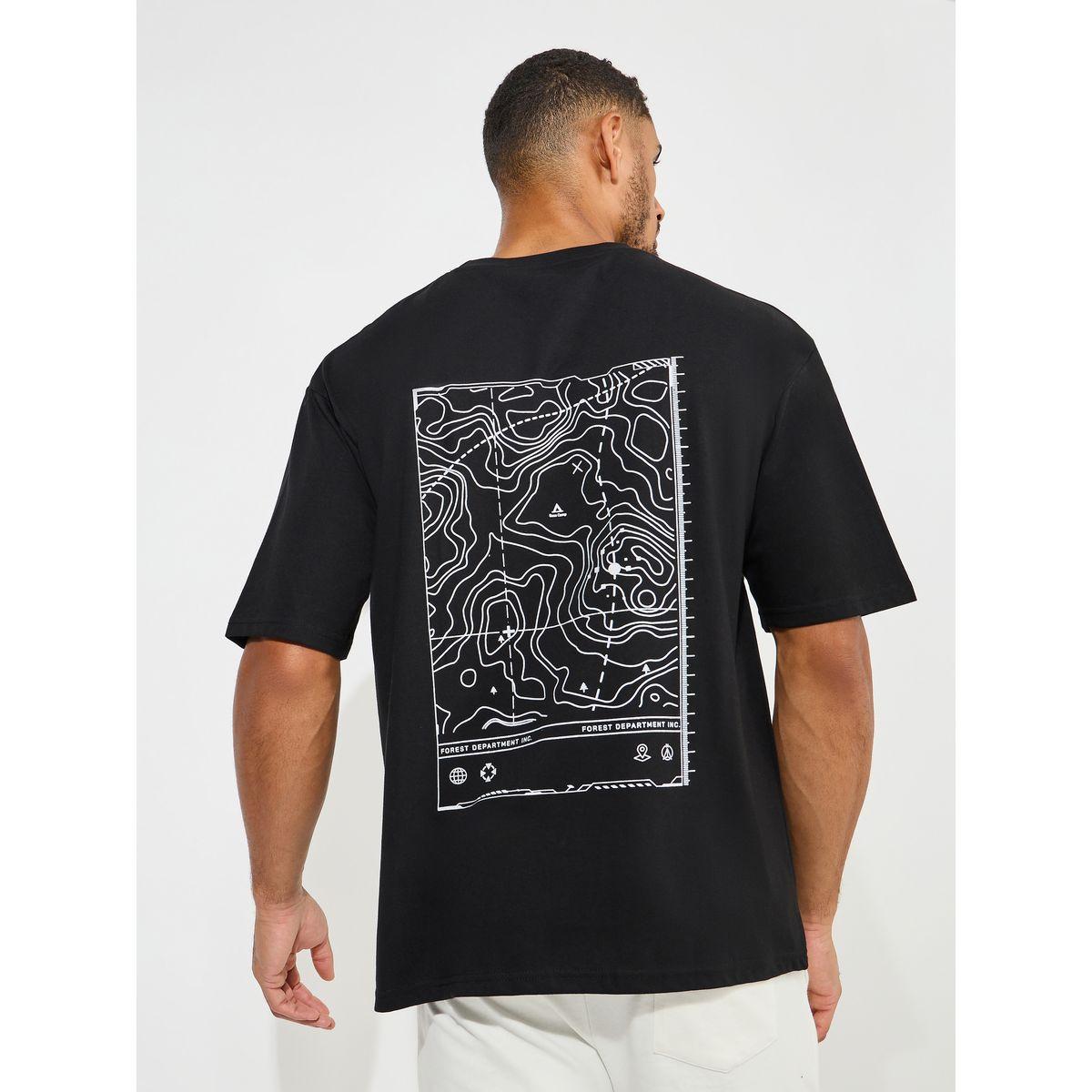 Styli Back Graphic Print Oversized Cotton Rich T-Shirt-men-clothing-tshirtsandpolos-tshirts-image-1