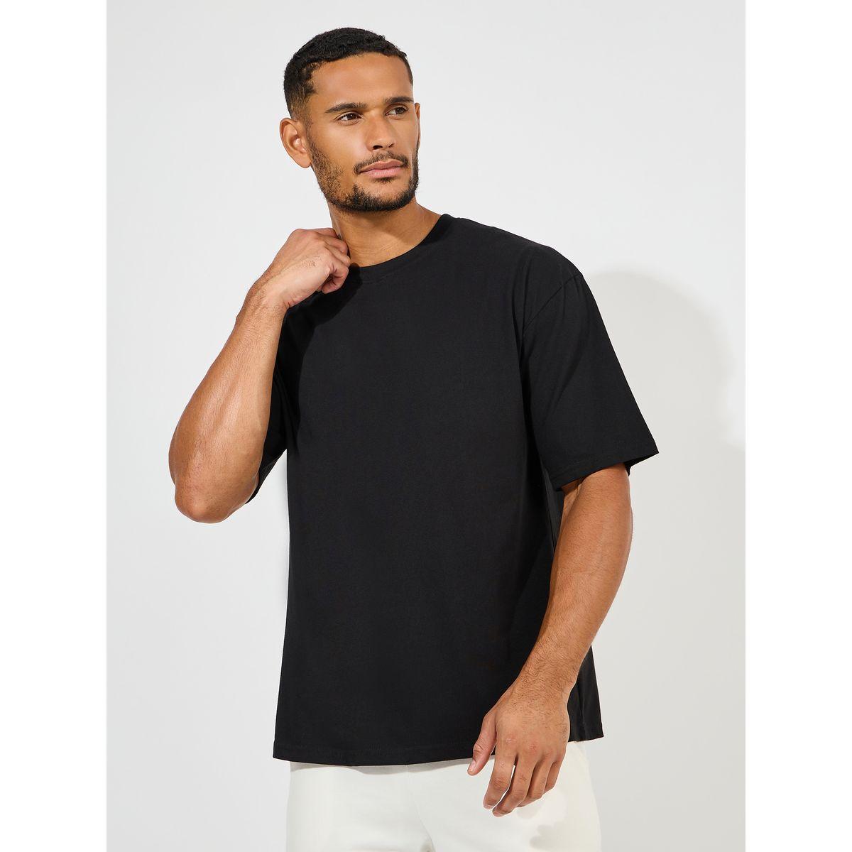 Styli Back Graphic Print Oversized Cotton Rich T-Shirt-men-clothing-tshirtsandpolos-tshirts-image-2