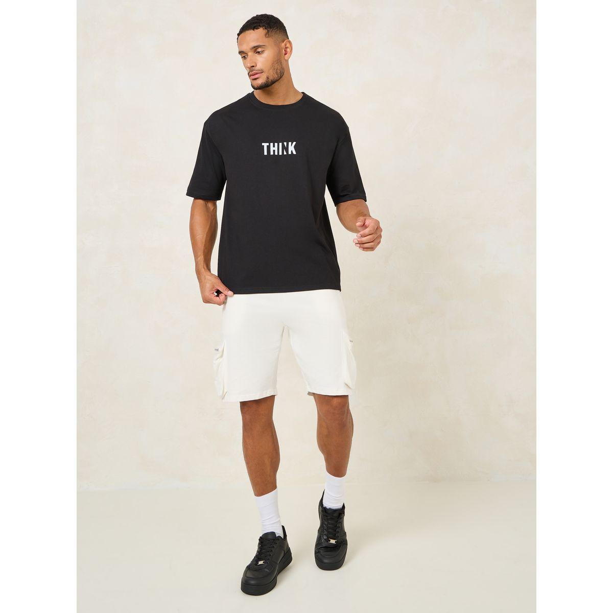 Styli Slogan Print Oversized Cotton Rich T-Shirt-men-clothing-tshirtsandpolos-tshirts-image-2