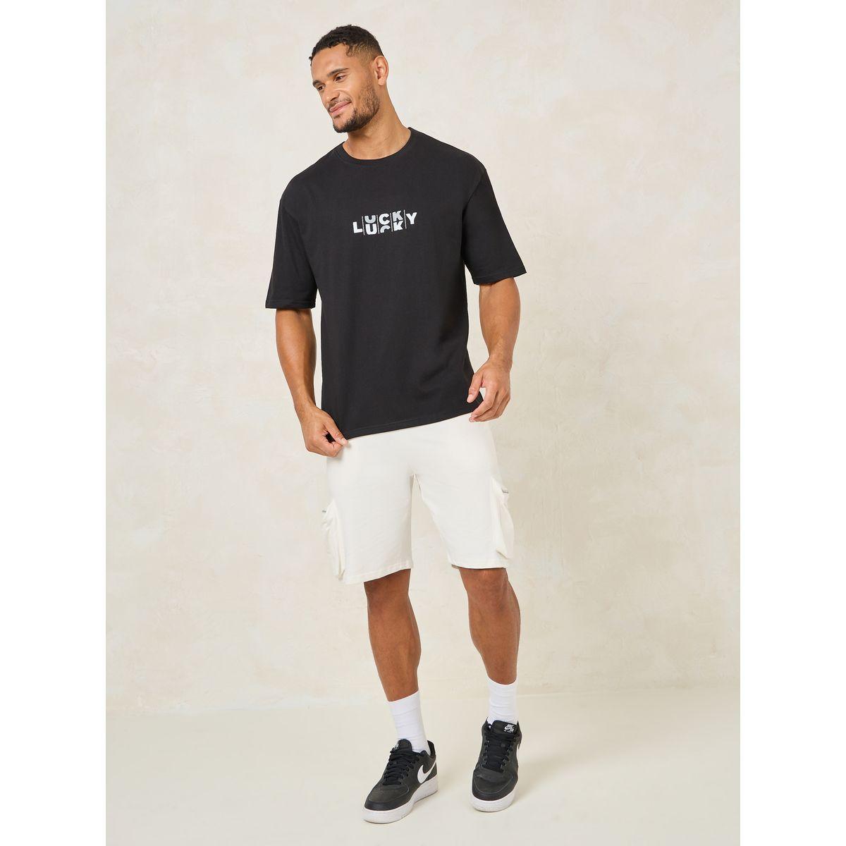تيشيرت قطن فضفاض مطبع بكتابة-men-clothing-tshirtsandpolos-tshirts-image-2
