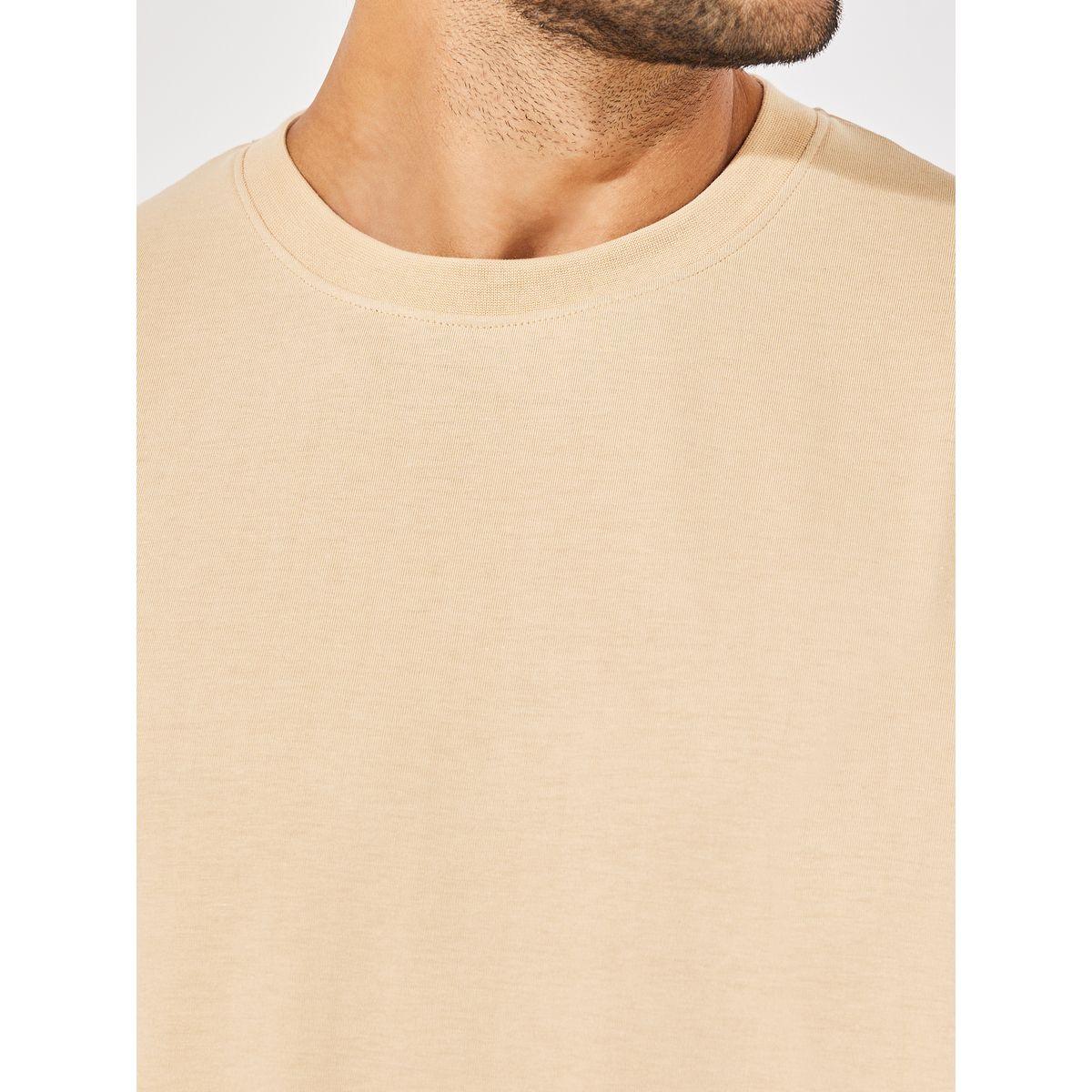 تيشيرت فضفاض بياقة دائرية واكمام قصيرة-men-clothing-tshirtsandpolos-tshirts-image-4