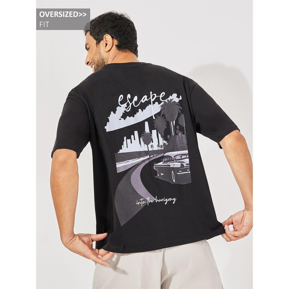 تيشيرت فضفاض مطبع بطبعة على الظهر-men-clothing-tshirtsandpolos-tshirts-image-1