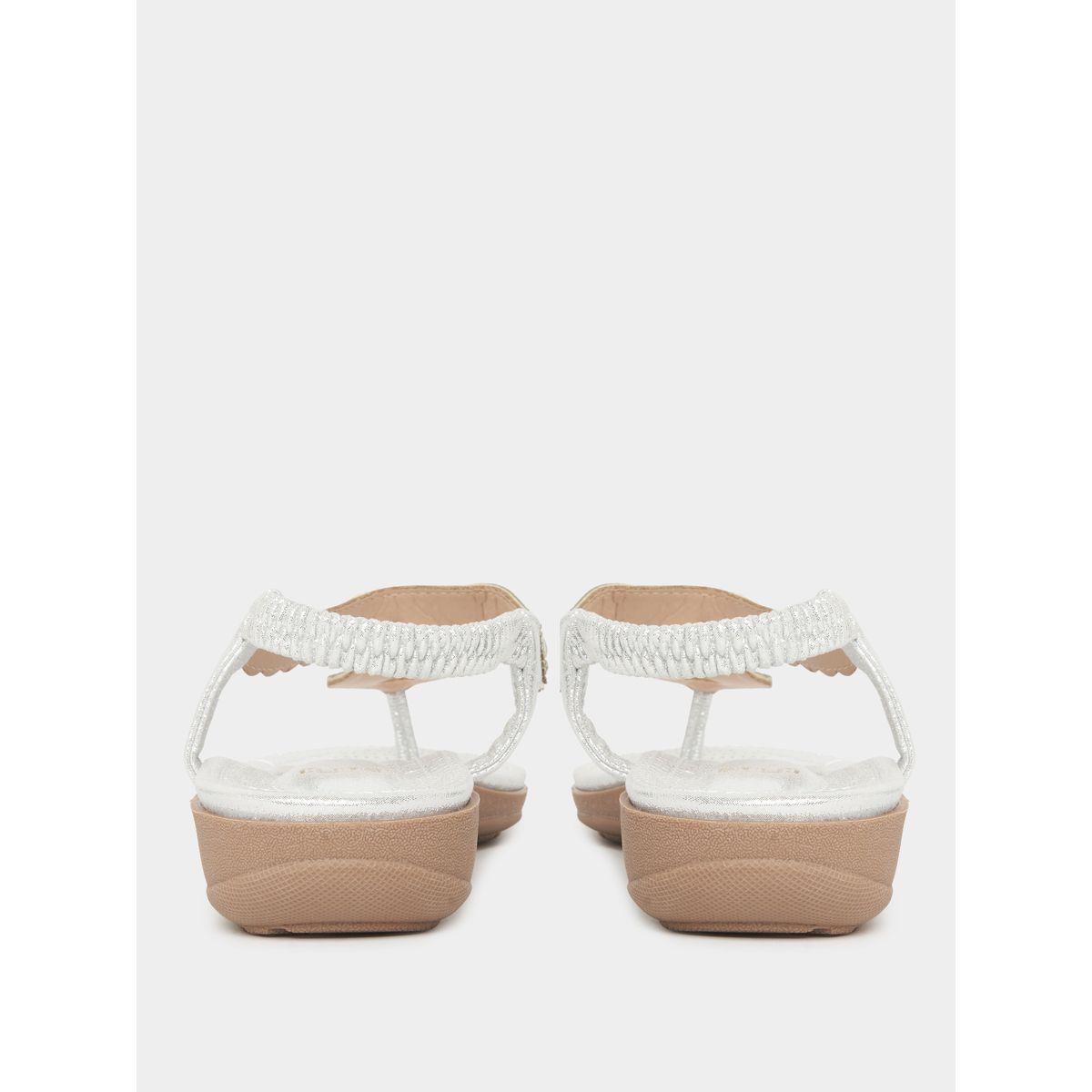 صندل فلات بسير كاحل مع حجر الراين-women-shoes-sandals-flats-image-5