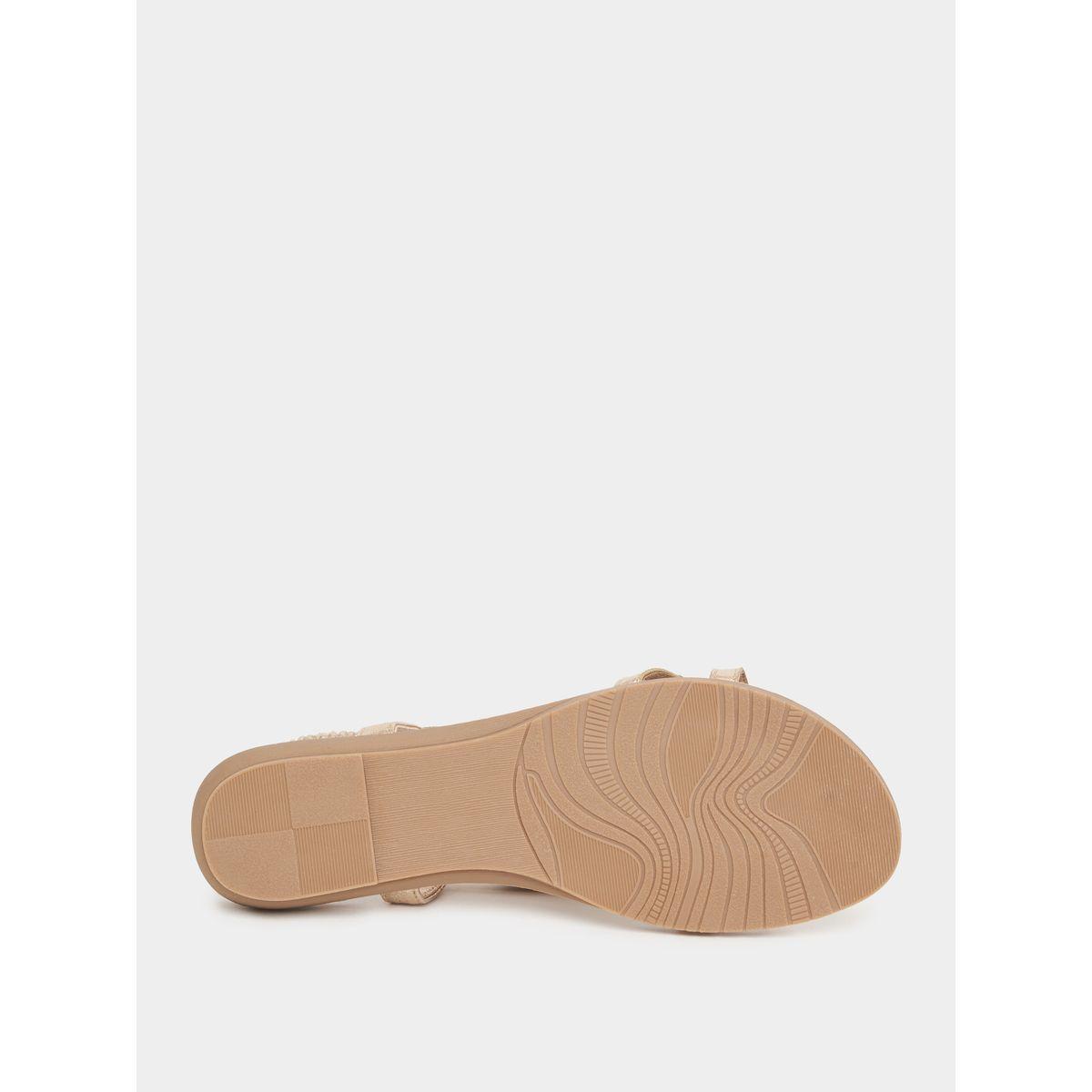 صندل بكعب ويدج مزين بحجر الراين-women-shoes-sandals-flats-image-7