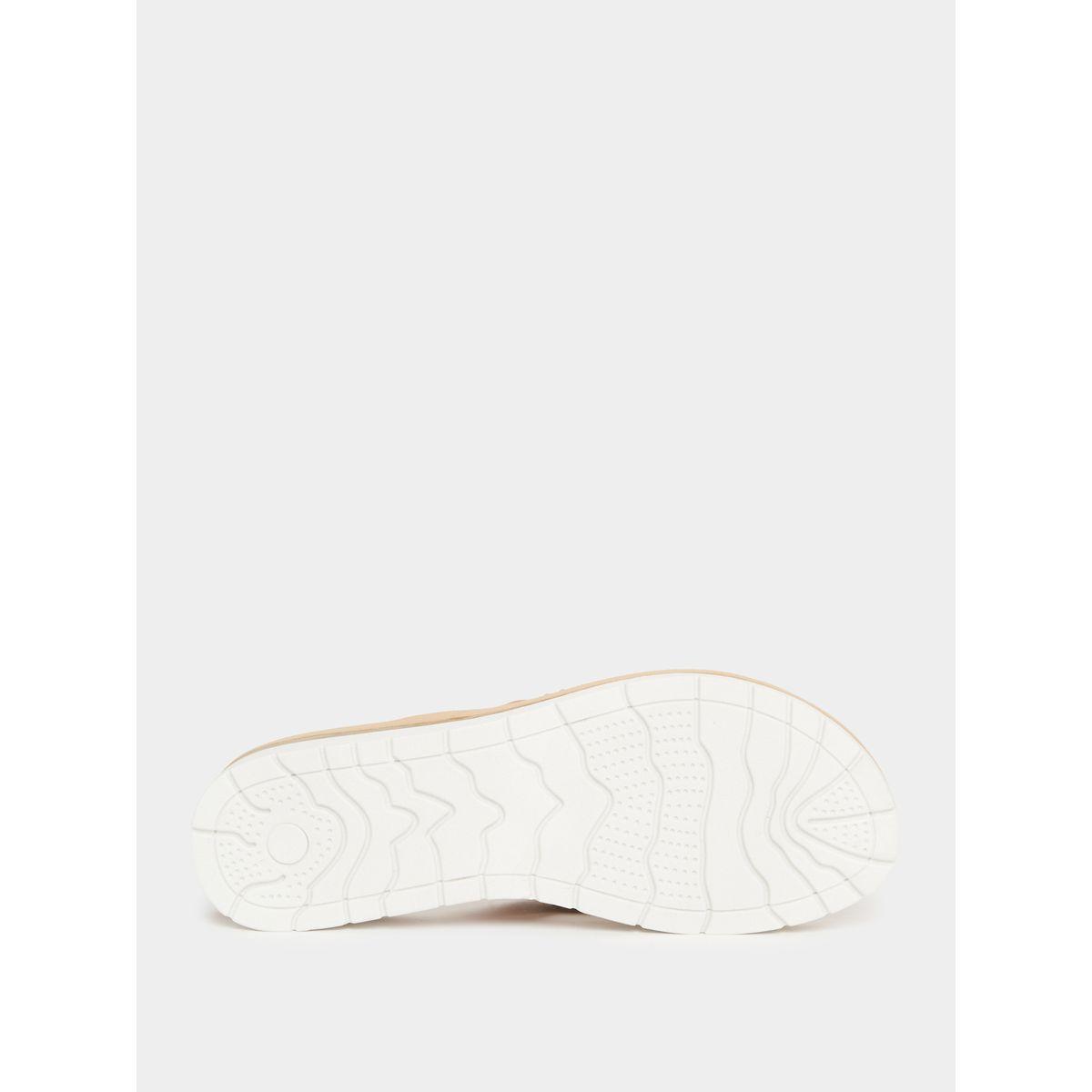 Styli Embellished Pearl Flower Pattern Flat Sandals-women-shoes-sandals-flats-image-7