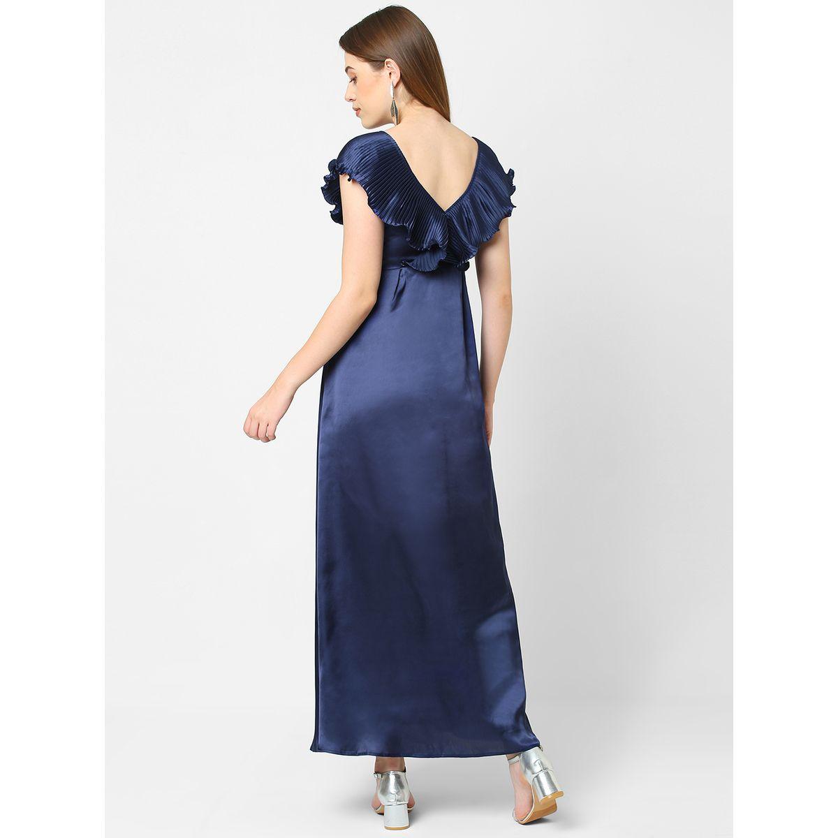 فستان ساتان طويل مع ياقة بنمط رداء ميش × ستايلي-women-clothing-dresses-image-4