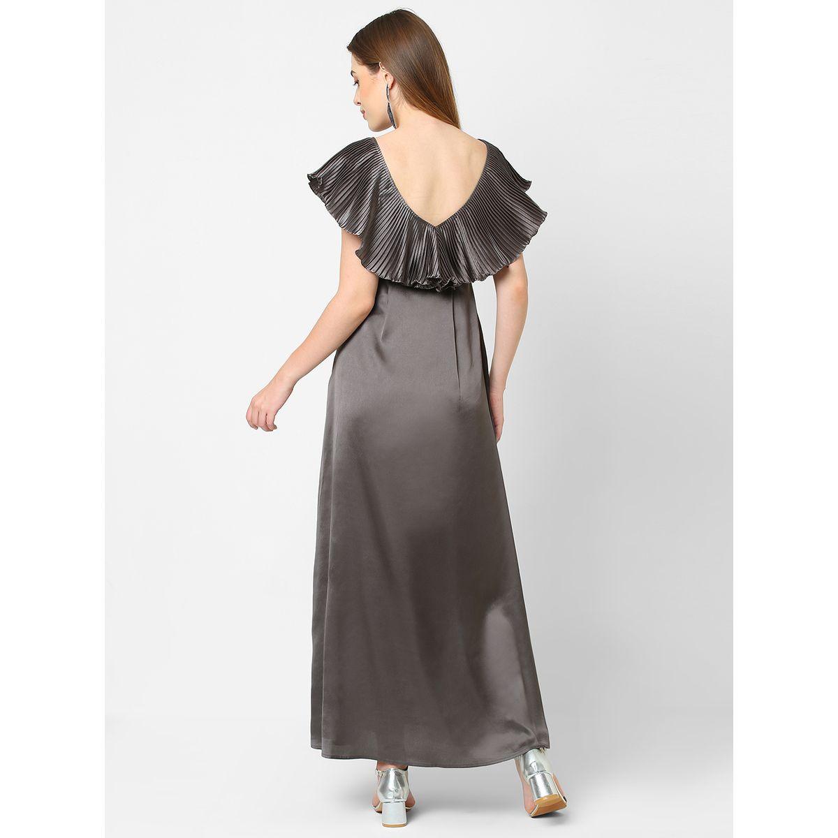 فستان ساتان طويل مع ياقة بنمط رداء ميش × ستايلي-women-clothing-dresses-image-4