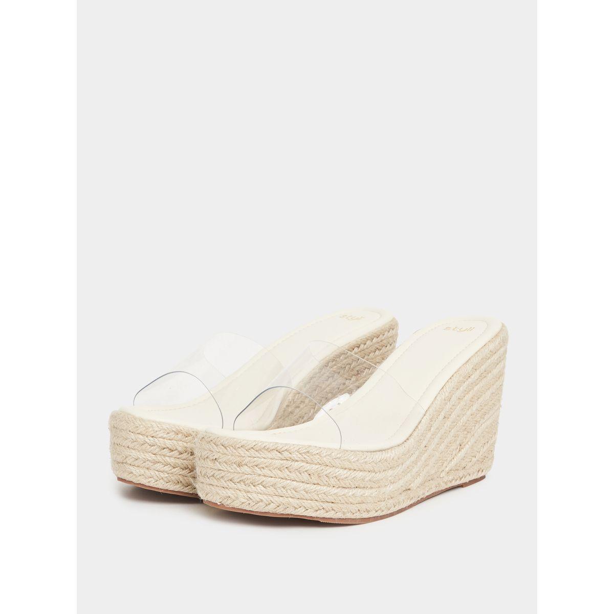 صندل بكعب ويدج وسير شفاف-women-shoes-heels-image-2