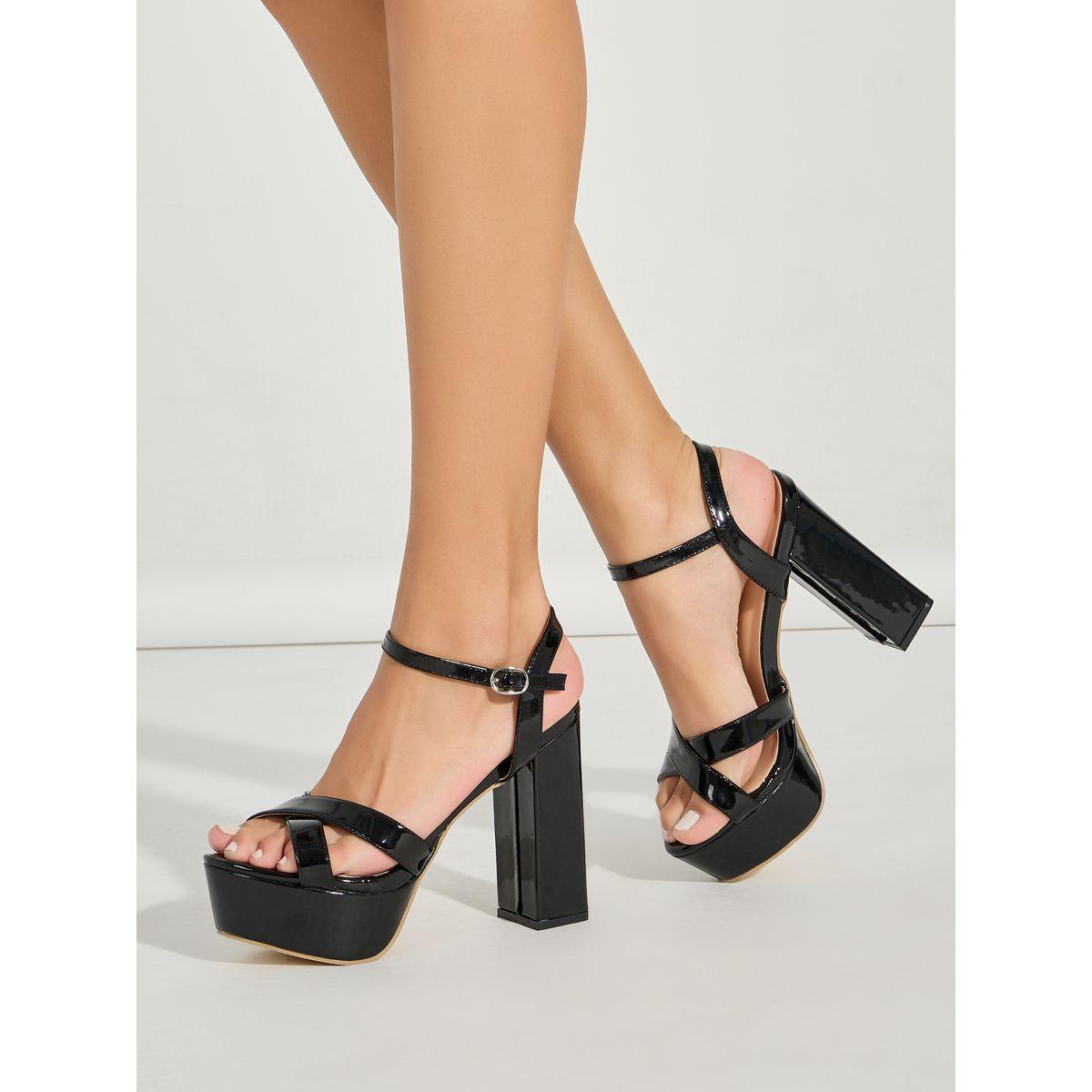 صندل بكعب سميك مع سير كاحل-women-shoes-sandals-heeled-image-1