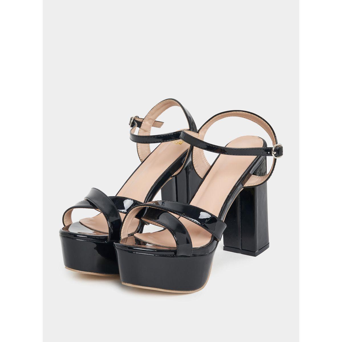 Styli Ankle Strap Block Heel Sandals-women-shoes-sandals-heeled-image-3