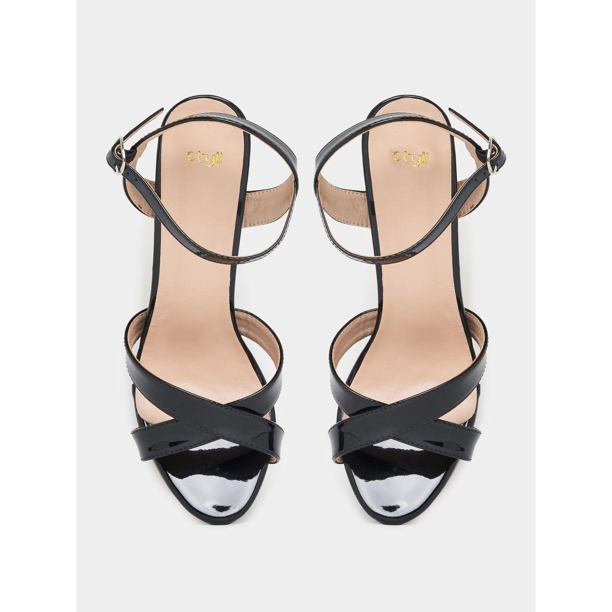 Styli Ankle Strap Block Heel Sandals-women-shoes-sandals-heeled-image-6