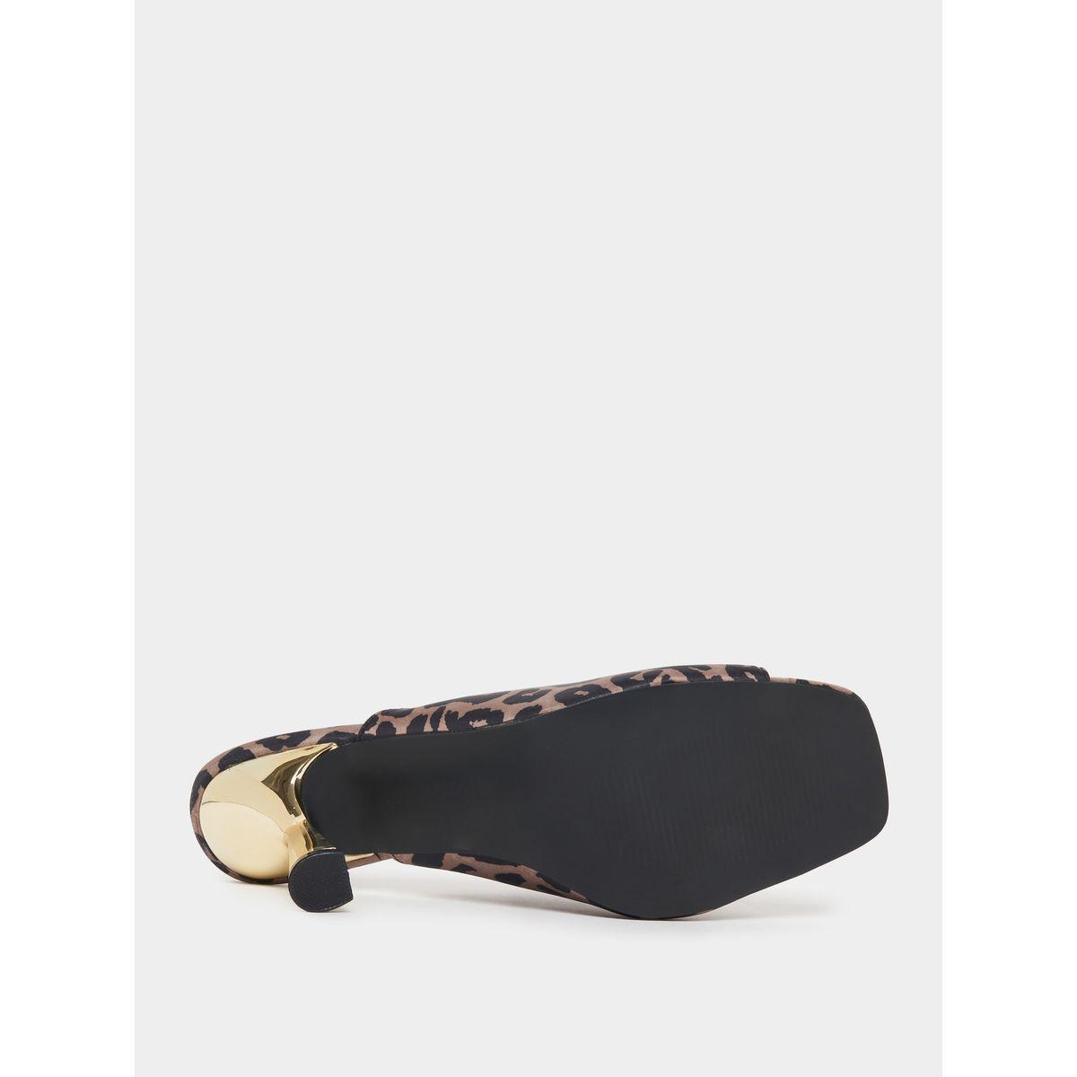 Styli Leopard Print Open Toe Sandals-women-shoes-heels-image-7