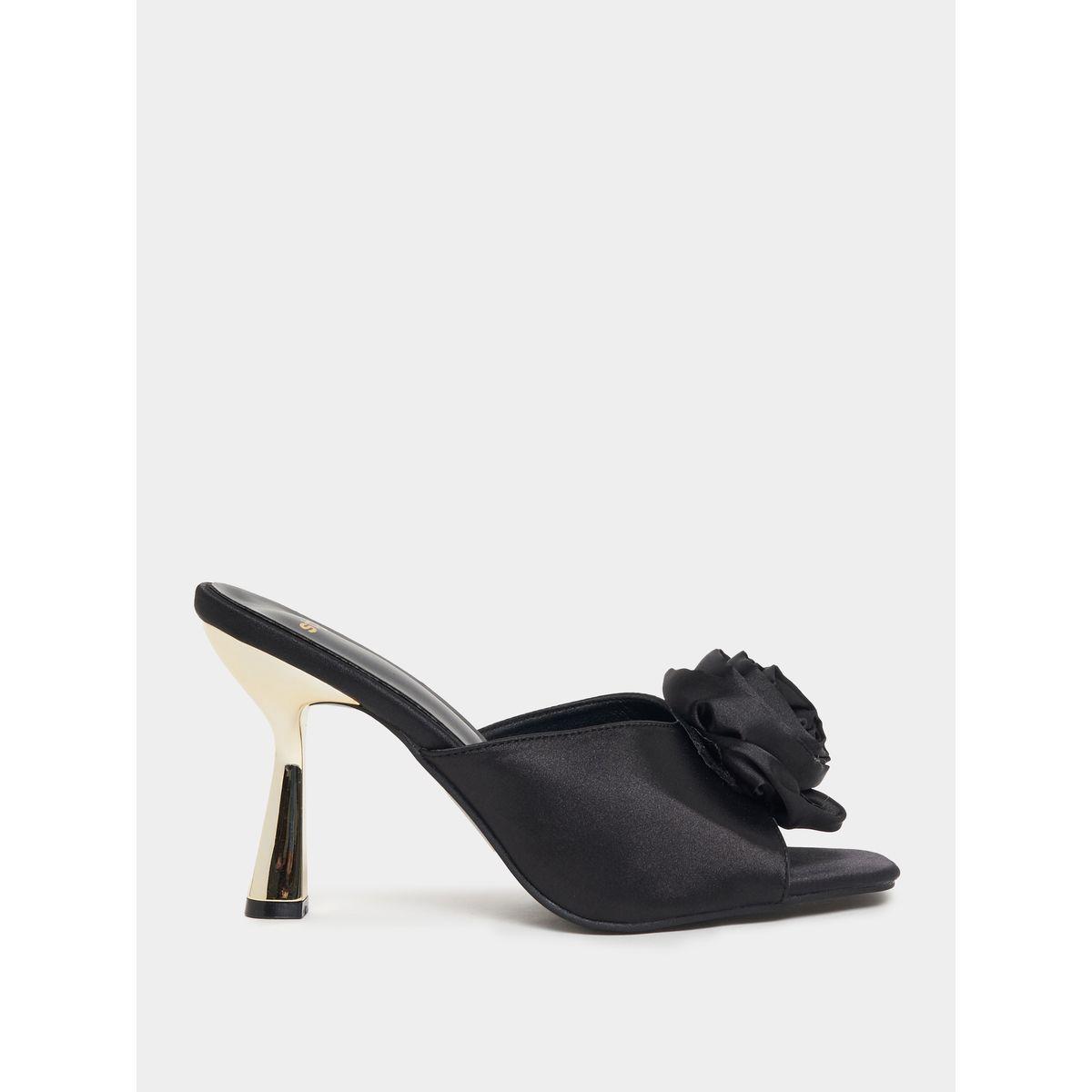 Styli Flower Corsage Design Sandals-women-shoes-heels-image-2
