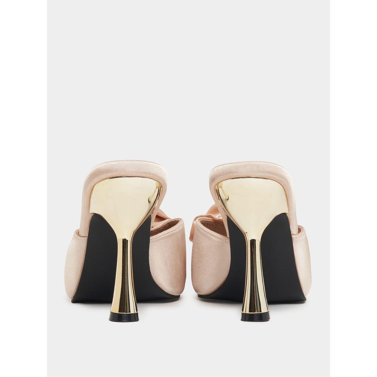 Styli Flower Corsage Design Sandals-women-shoes-heels-image-5