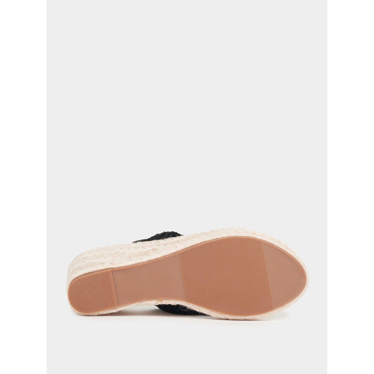 Styli Woven Strap Wedge Sandals-women-shoes-heels-image-7