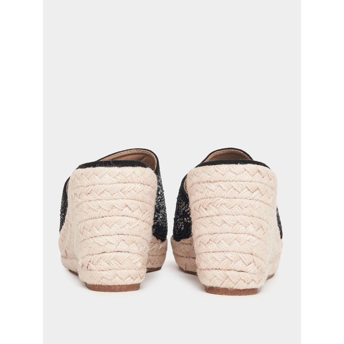 Styli Embellished Open Toe Wedge Sandals-women-shoes-heels-image-5