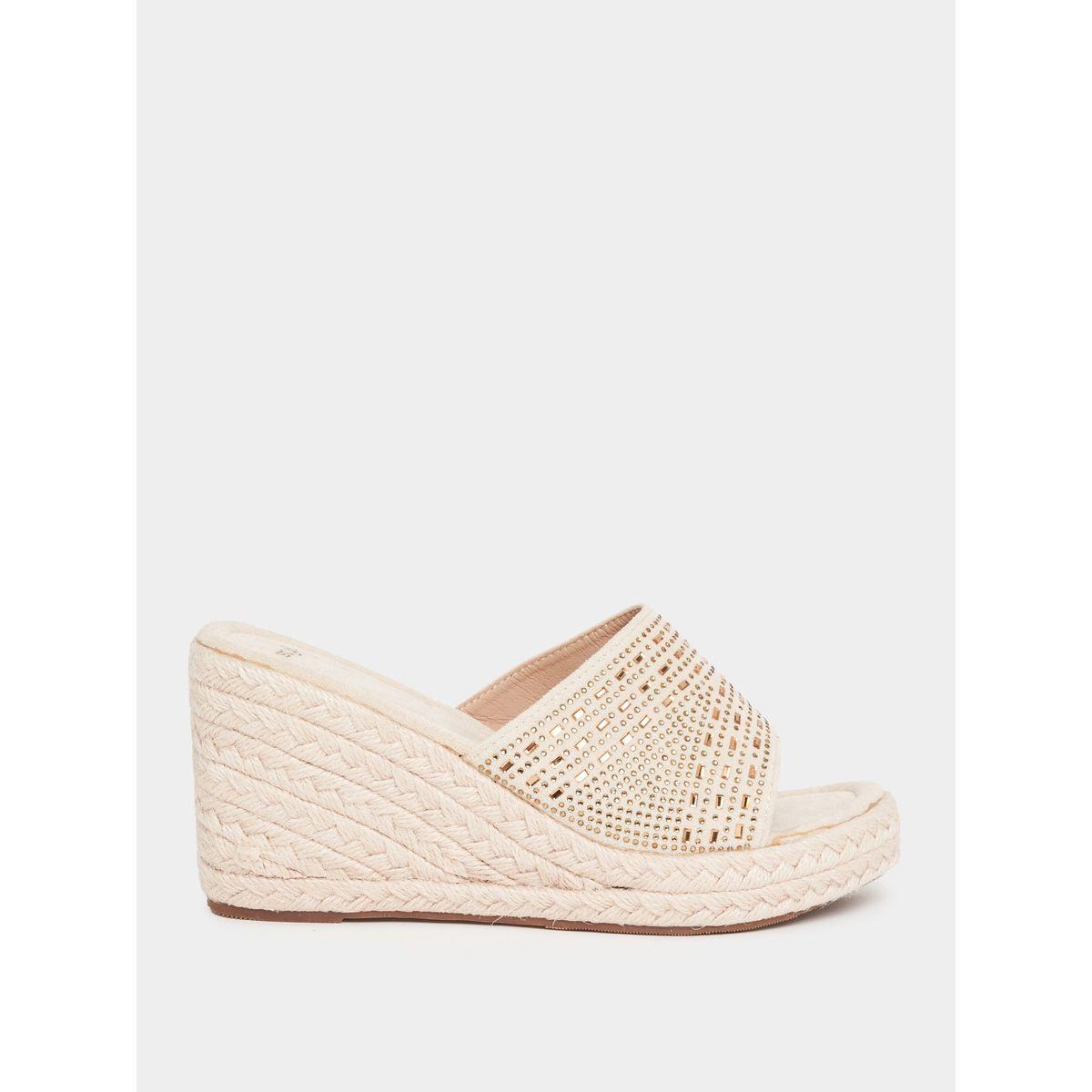 Styli Embellished Strap Espadrille Wedge Sandals-women-shoes-heels-image-2