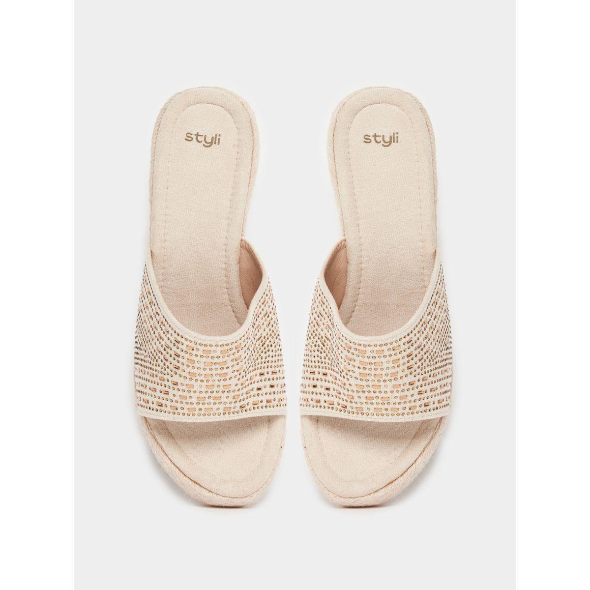 صندل إسبادريل بكعب ويدج وسير منمق-women-shoes-heels-image-6