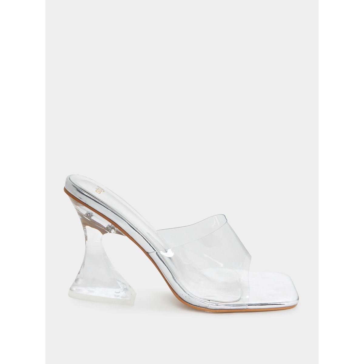 Styli Peep Toe Sculptured Kitten Heel Sandals-women-shoes-heels-image-3