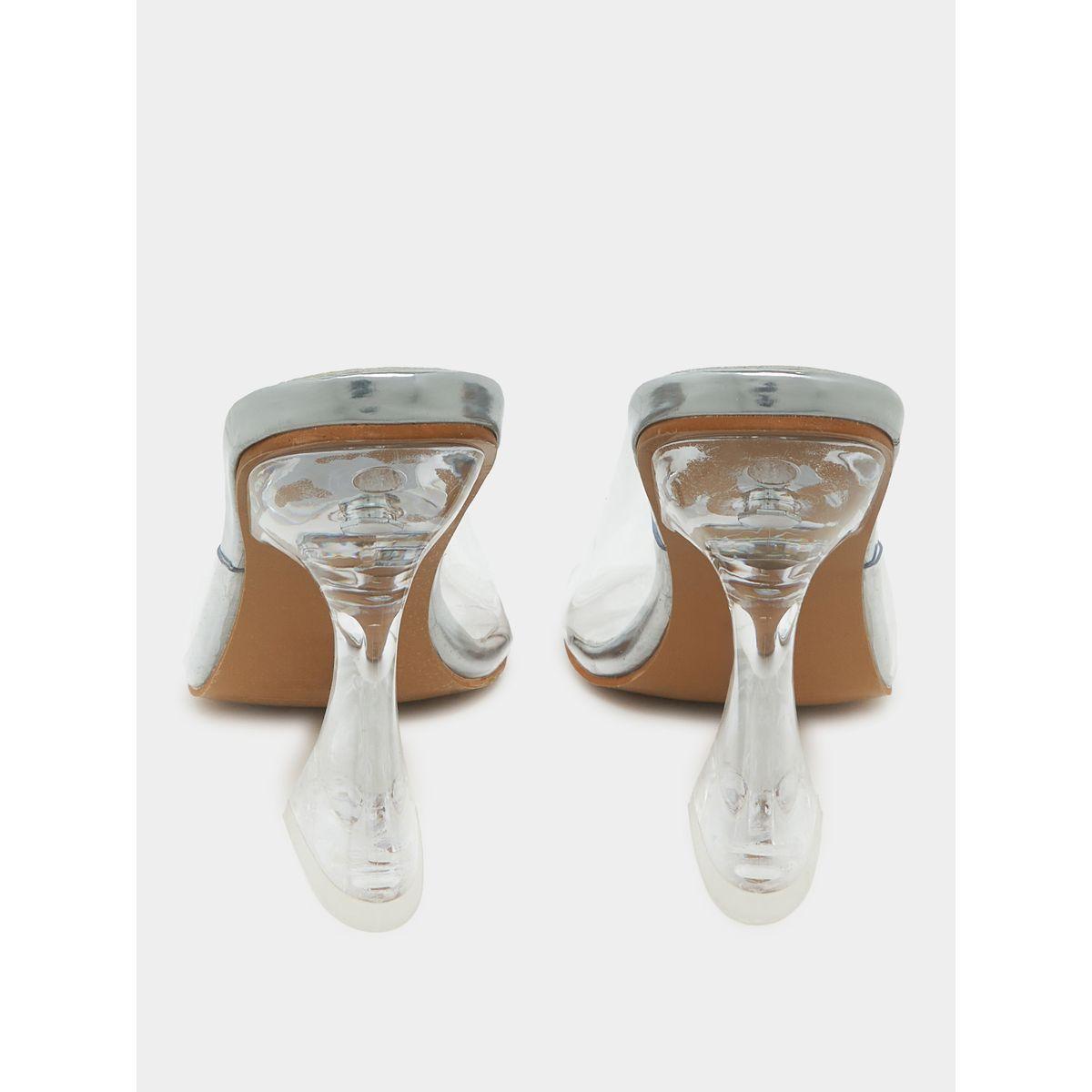 Styli Peep Toe Sculptured Kitten Heel Sandals-women-shoes-heels-image-4