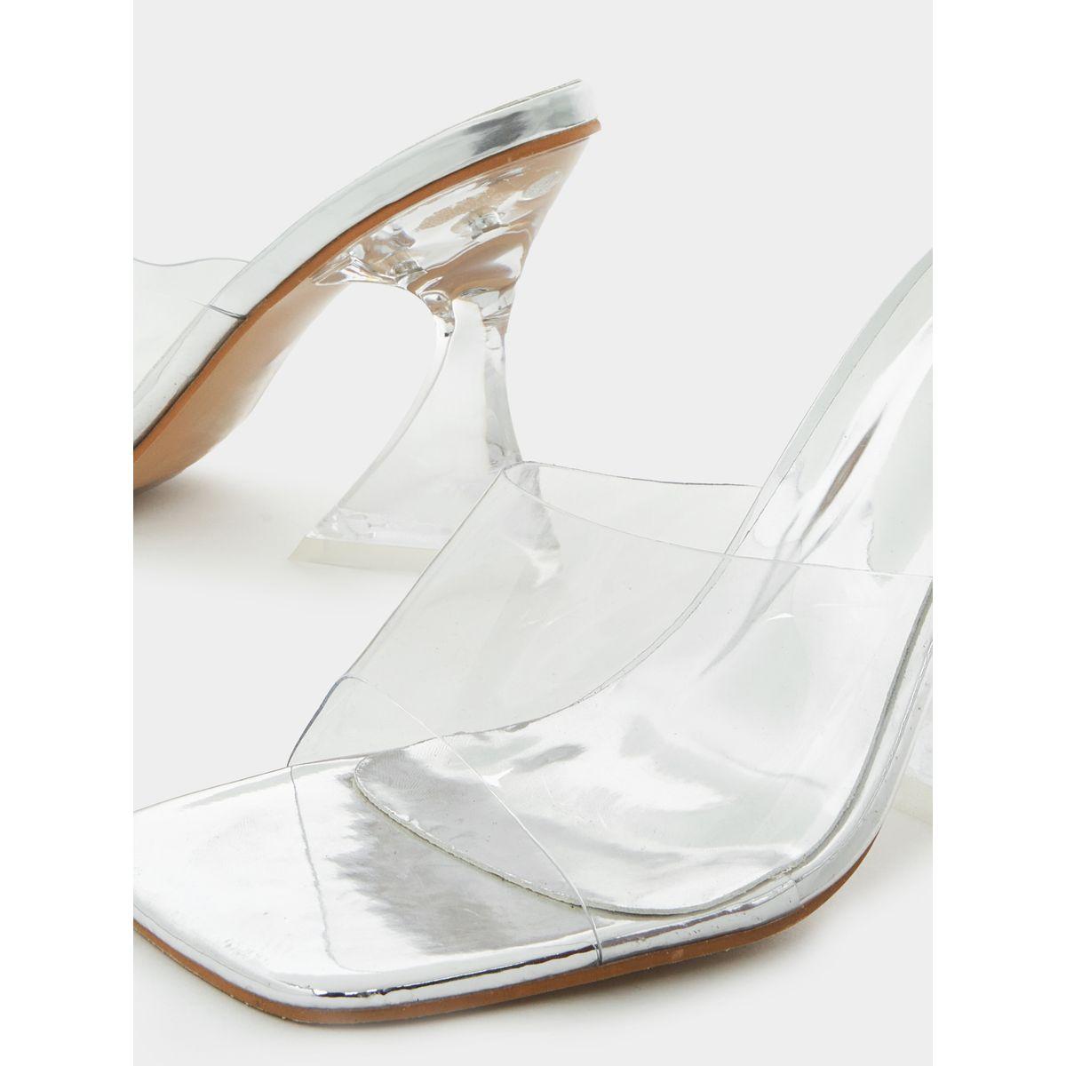 Styli Peep Toe Sculptured Kitten Heel Sandals-women-shoes-heels-image-5