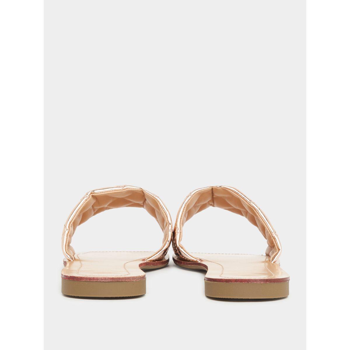 صندل فلات مع سير بتفاصيل بارزة الملمس-women-shoes-sandals-flats-image-5