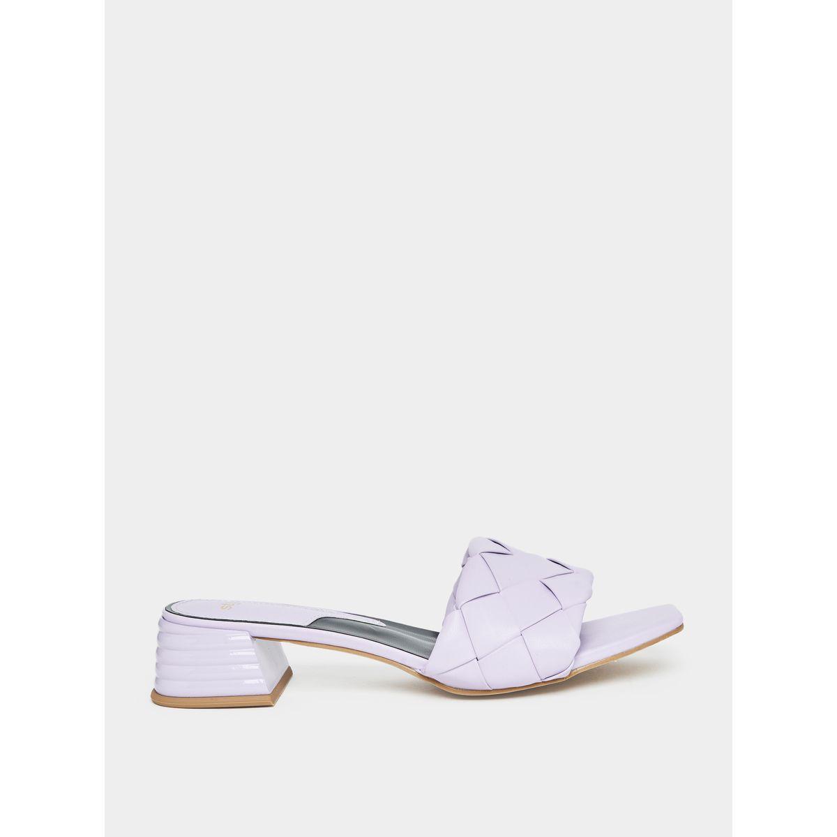 Styli Weave Strap Block Heel Sandals-women-shoes-heels-image-3