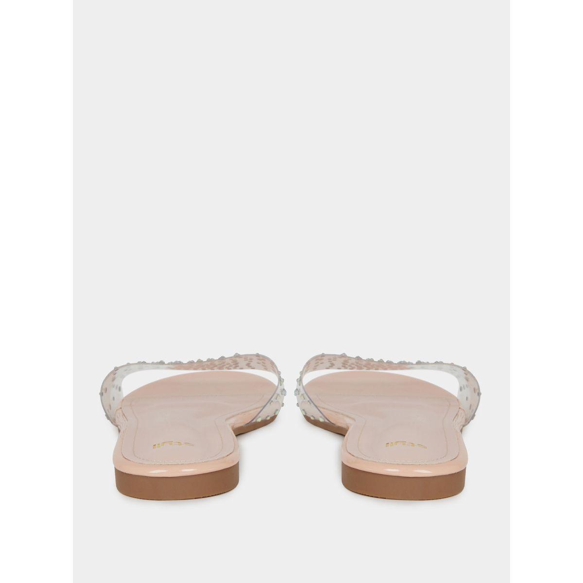 Styli Studded Strap Flat Sandals-women-shoes-sandals-flats-image-4