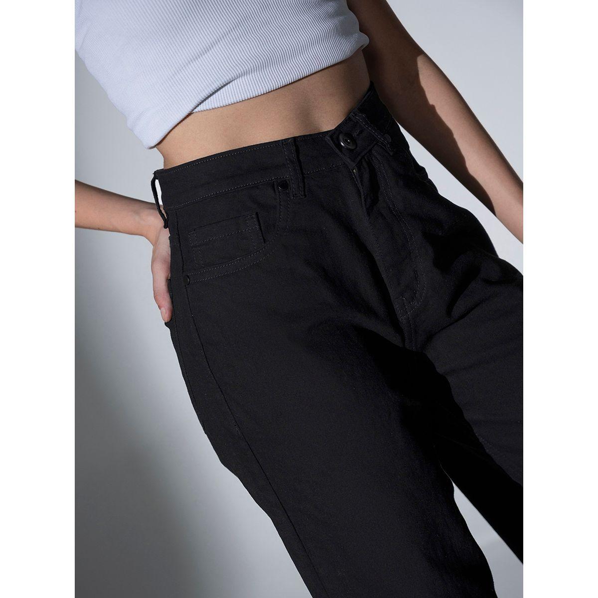 Hubberholme X Styli  High Rise Wide Leg Clean Look Stretchable Jeans-women-clothing-bottoms-jeans-image-5