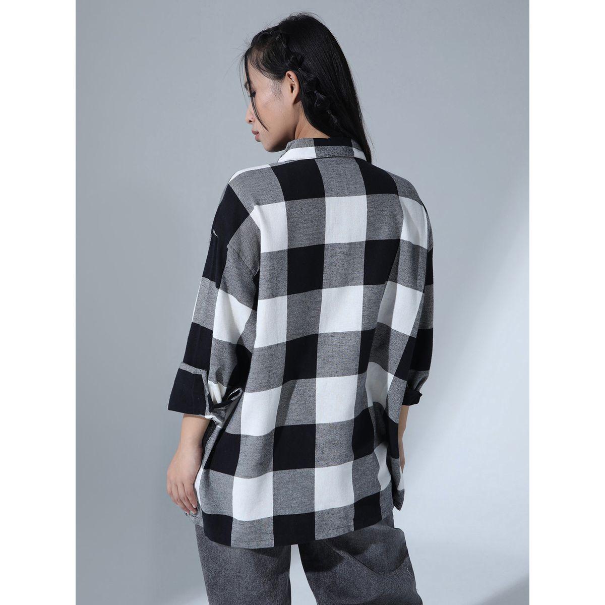 بلوزة واسعة بجيب على الصدر مع اكمام طويلة هابر هولم × ستايلي-women-clothing-shirtsandblouses-shirts-image-4
