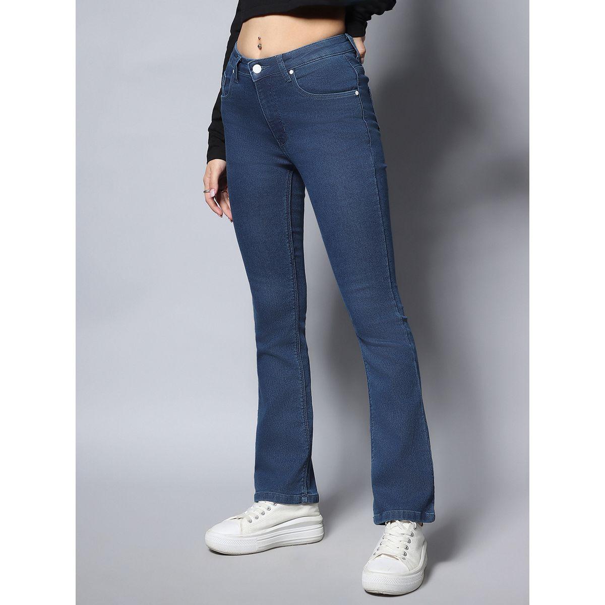 High Star X Styli  High Rise Bootcut Jeans with Pockets-women-clothing-bottoms-jeans-image-3