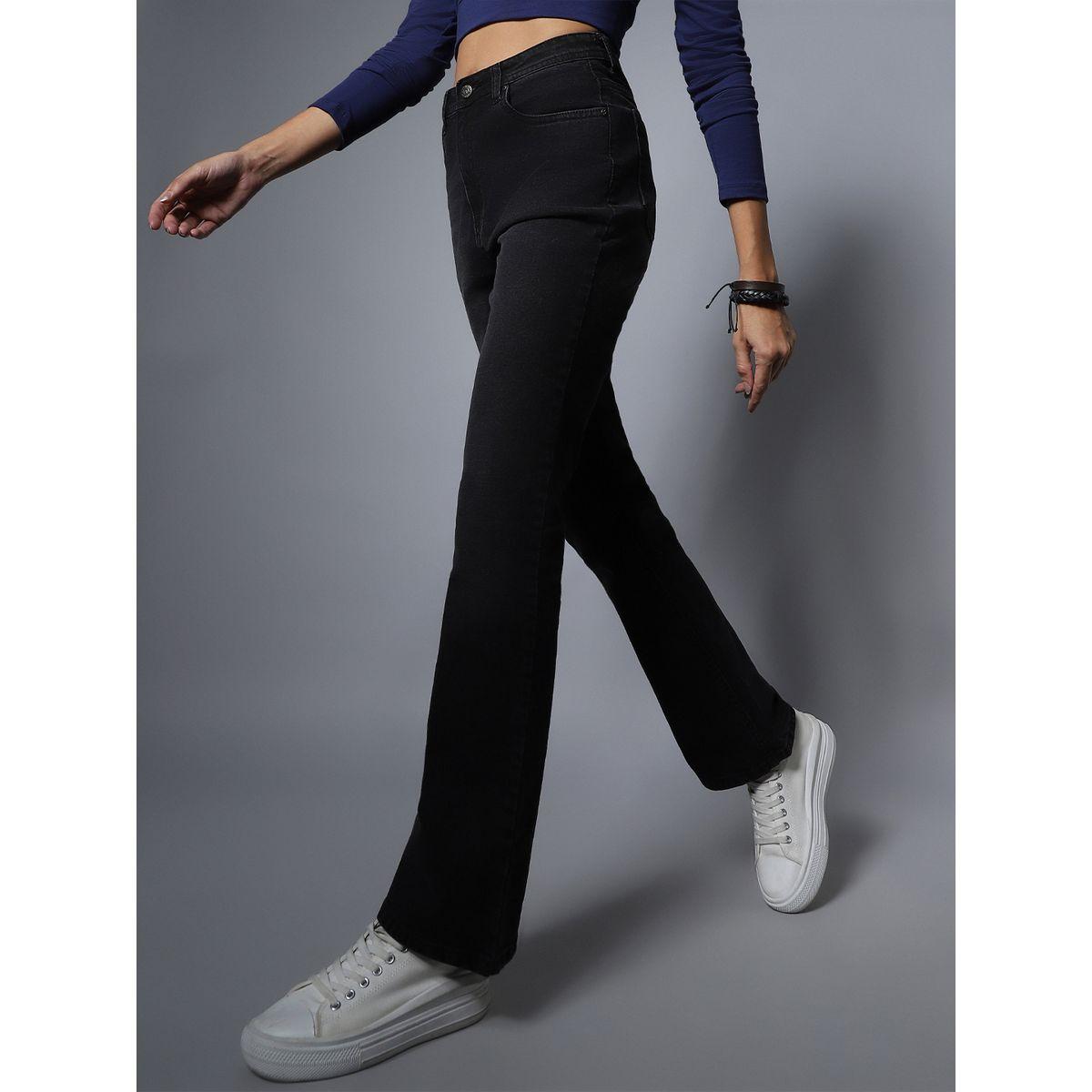 High Star X Styli  Stretchable Bootcut Jeans with Pockets-women-clothing-bottoms-jeans-image-1