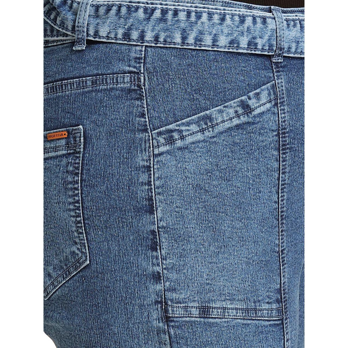 High Star X Styli  Plus High Rise Straight Fit Stretchable Jeans-women-clothing-bottoms-jeans-image-5