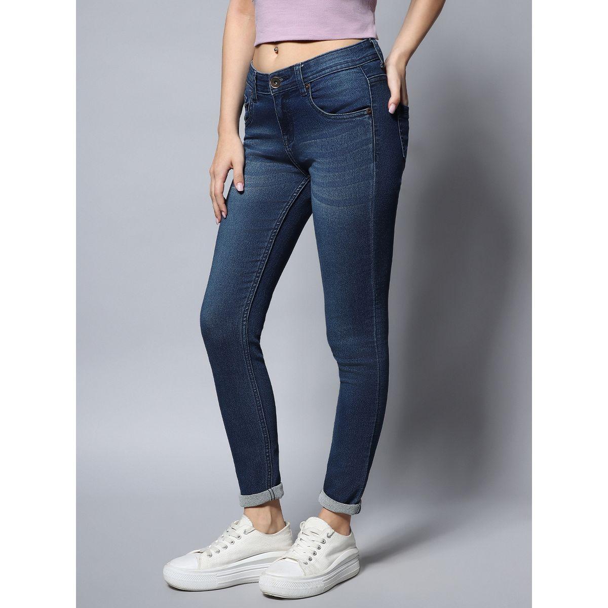 High Star X Styli  Stretchable Faded Skinny Jeans-women-clothing-bottoms-jeans-image-3