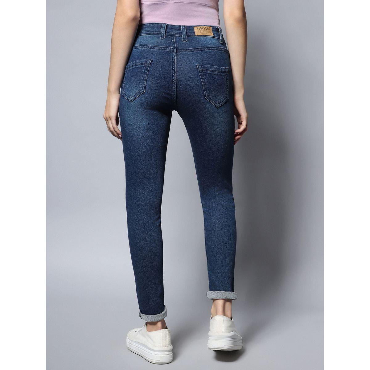 High Star X Styli  Stretchable Faded Skinny Jeans-women-clothing-bottoms-jeans-image-4