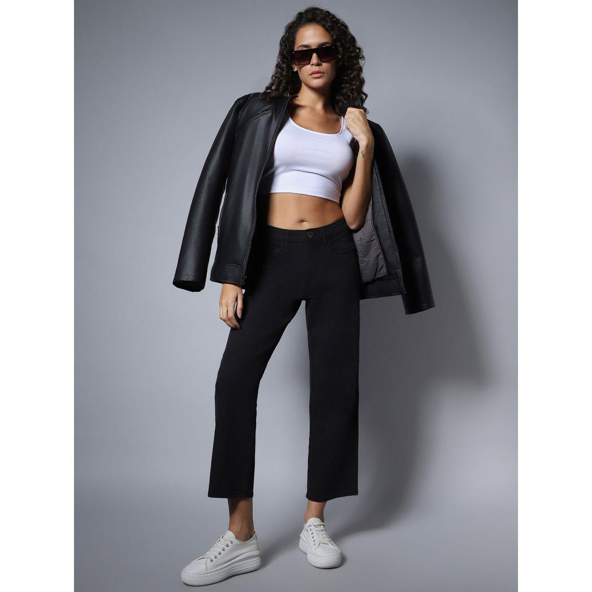 جينز بنسيج مطاطي وخصر متوسط هاي ستار × ستايلي-women-clothing-bottoms-jeans-image-2
