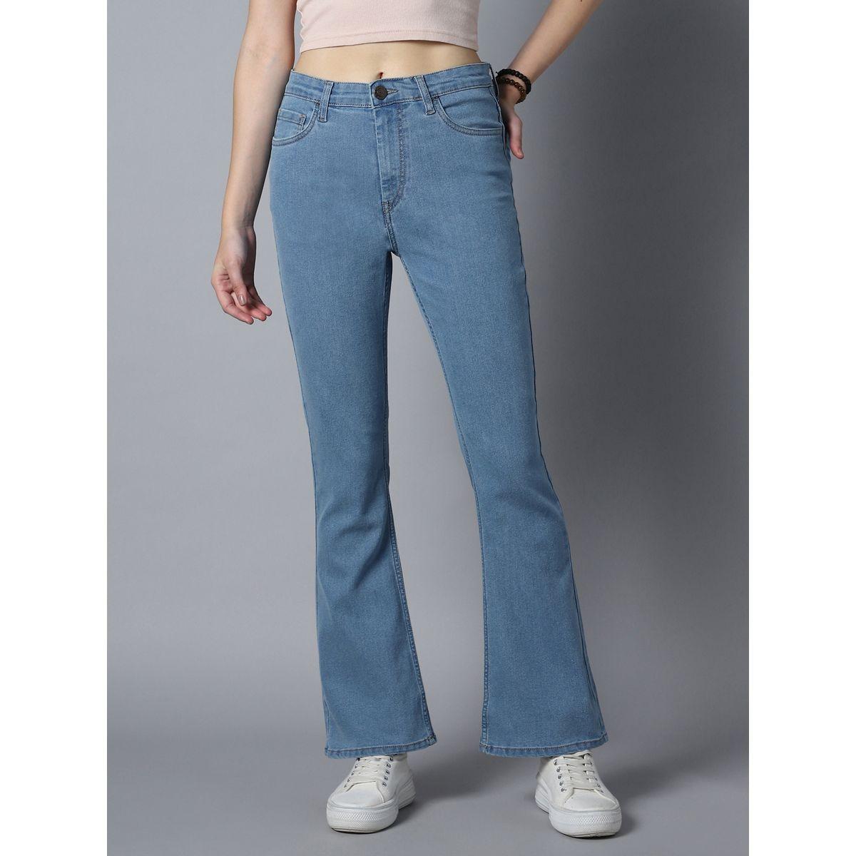 High Star X Styli  High Rise Bootcut Clean Look Stretchable Jeans-women-clothing-bottoms-jeans-image-1
