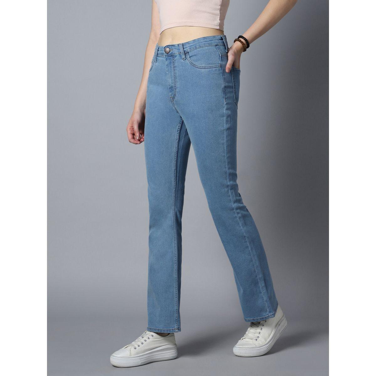 High Star X Styli  High Rise Bootcut Clean Look Stretchable Jeans-women-clothing-bottoms-jeans-image-3