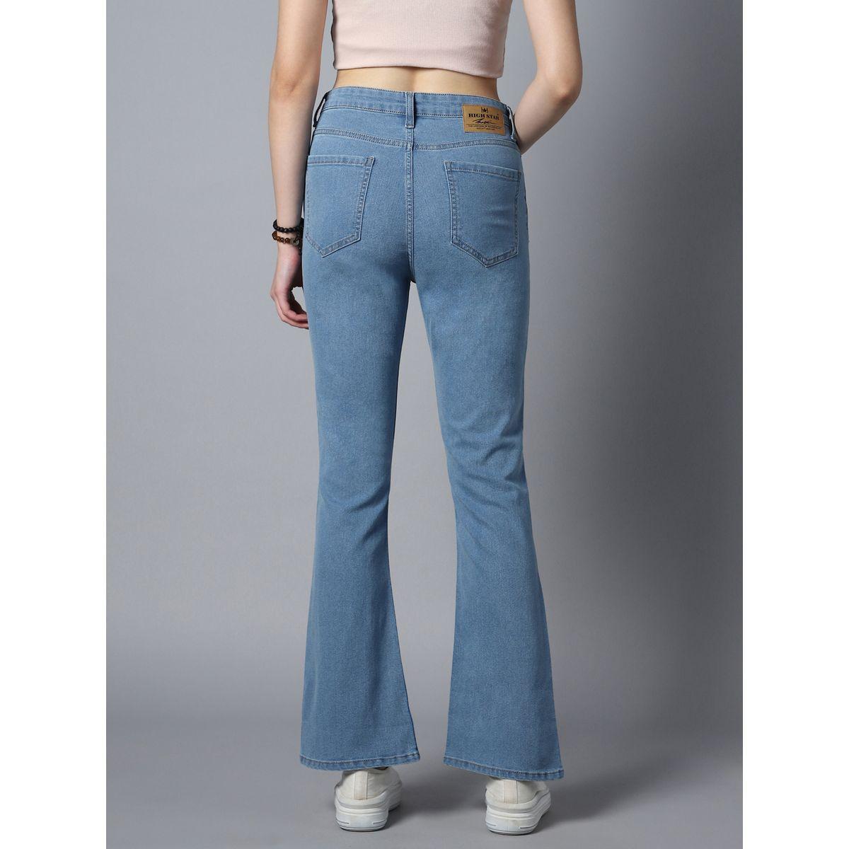 High Star X Styli  High Rise Bootcut Clean Look Stretchable Jeans-women-clothing-bottoms-jeans-image-4
