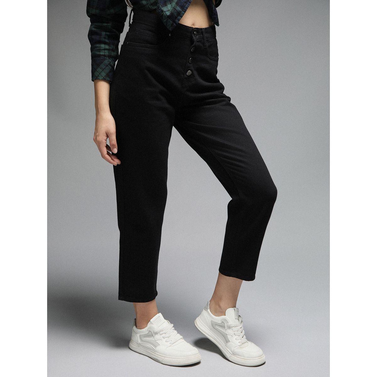 High Star X Styli  High Rise Clean Look Mom Fit Cropped Jeans-women-clothing-bottoms-jeans-image-3