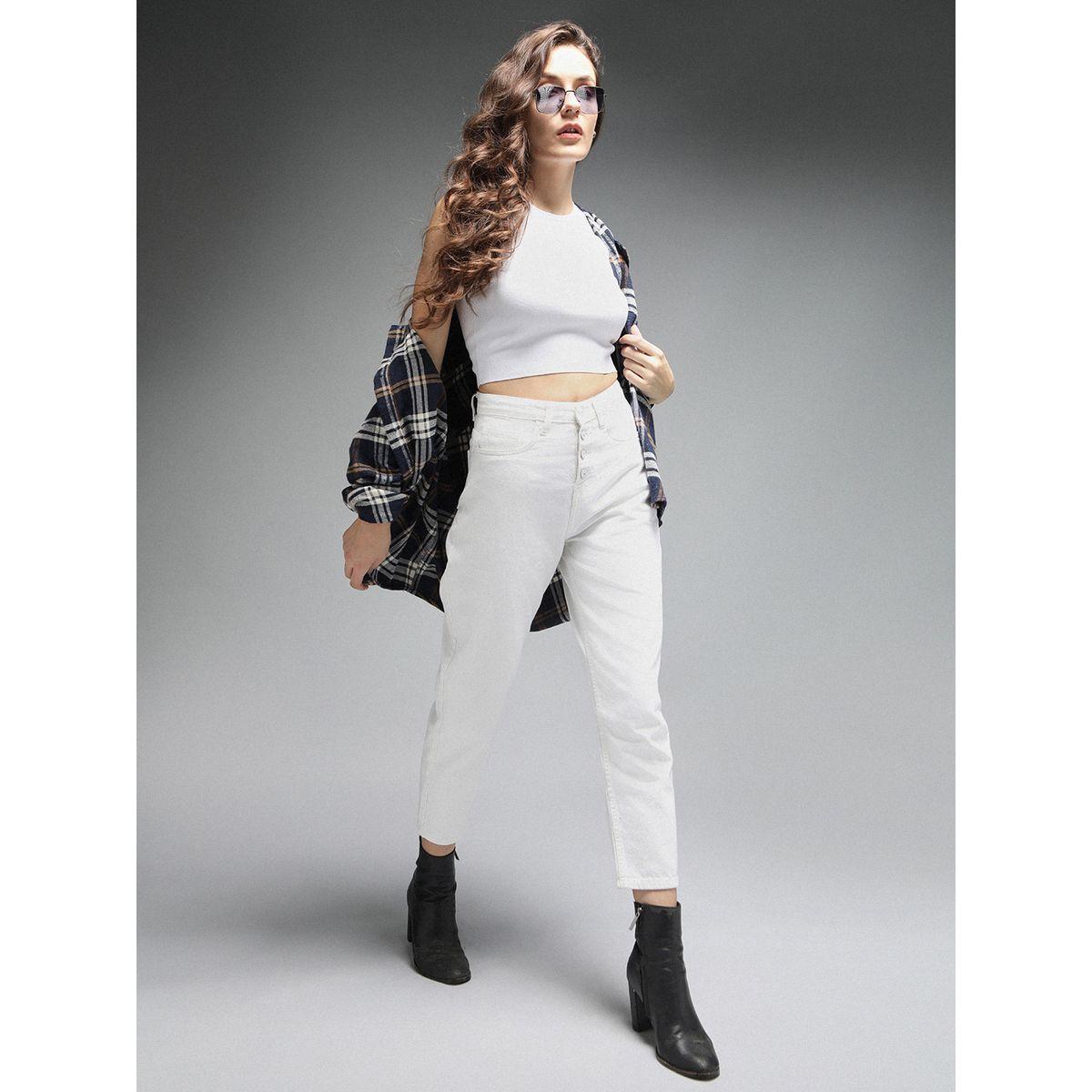 High Star X Styli  High Rise Clean Look Mom Fit Cropped Jeans-women-clothing-bottoms-jeans-image-6