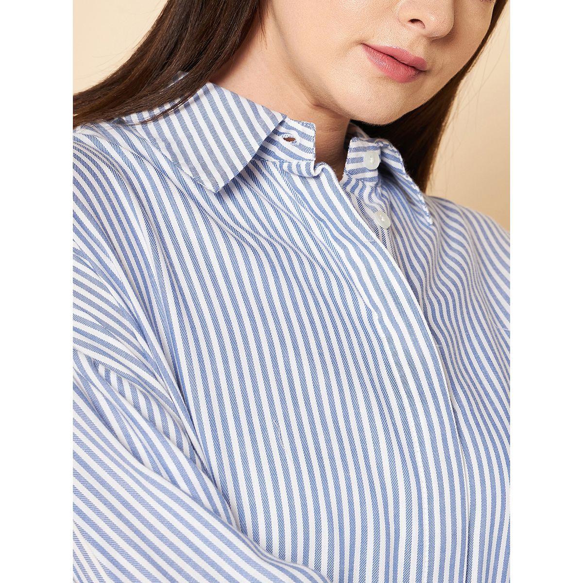 High Star X Styli  Oversized Striped Shirt with Long Sleeves-women-clothing-shirtsandblouses-shirts-image-6