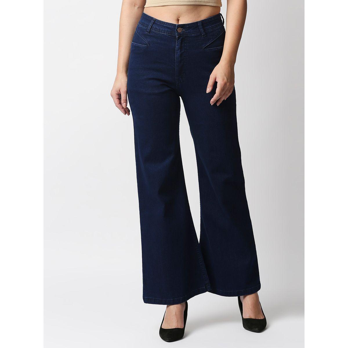 High Star X Styli  High Rise Wide Leg Stretchable Jeans-women-clothing-bottoms-jeans-image-1